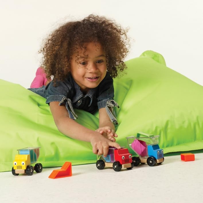 SmartGames Trucky 3 Wooden Puzzle Educational Stacking Toy Game with 48 Challenges for Ages 3+ - Image 5